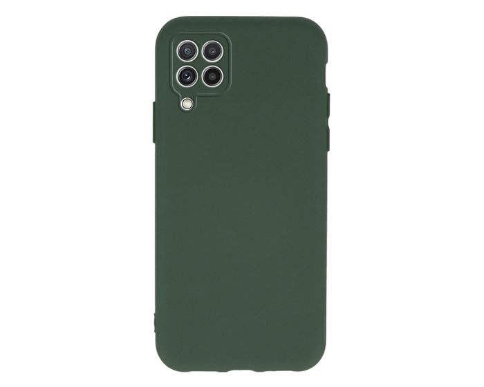 Θήκη Σιλικόνης Slim Fit Liquid Silicone Case Forest Green (Samsung Galaxy A22 4G)