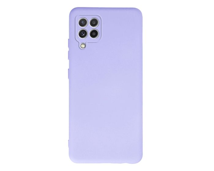 Θήκη Σιλικόνης Slim Fit Liquid Silicone Case Pastel Violet (Samsung Galaxy A12 / M12)