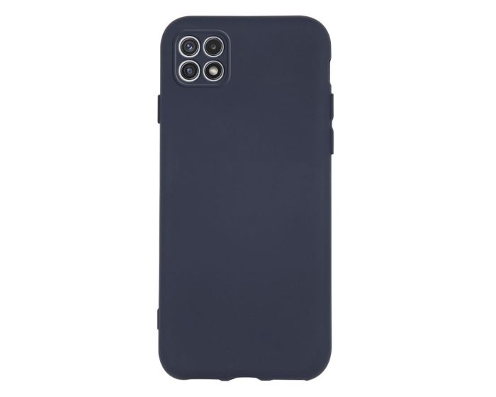 Θήκη Σιλικόνης Slim Fit Liquid Silicone Case Dark Blue (Samsung Galaxy A22 5G)