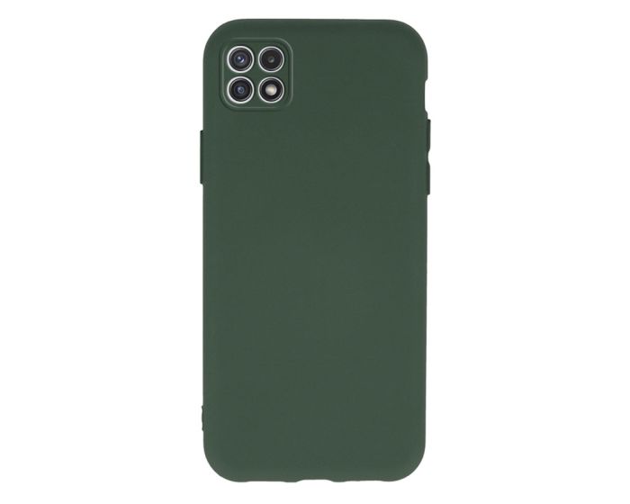 Θήκη Σιλικόνης Slim Fit Liquid Silicone Case Forest Green (Samsung Galaxy A22 5G)