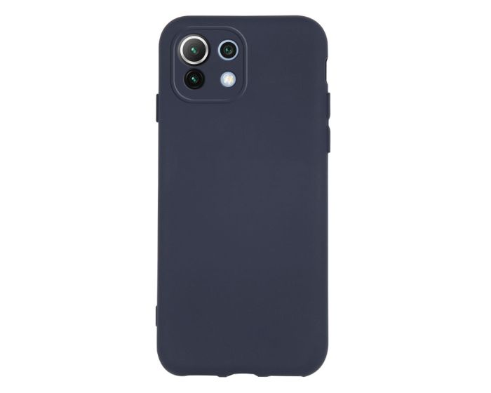 Θήκη Σιλικόνης Slim Fit Liquid Silicone Case Dark Blue (Xiaomi Mi 11 Lite 4G / 5G)