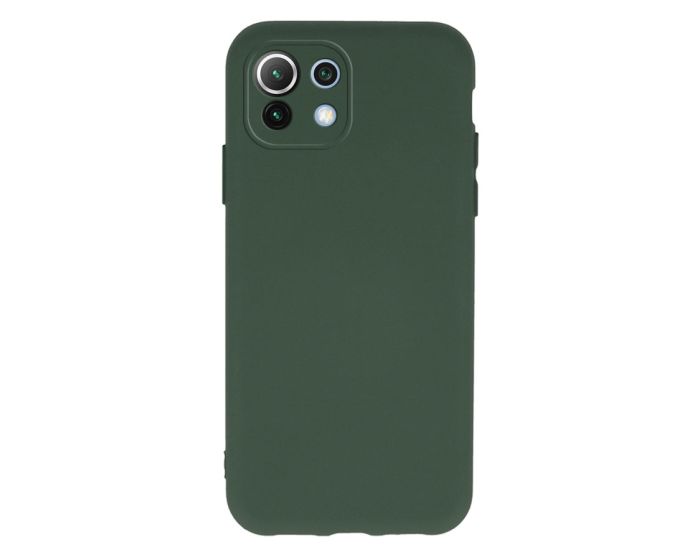 Θήκη Σιλικόνης Slim Fit Liquid Silicone Case Forest Green (Xiaomi Mi 11 Lite 4G / 5G)