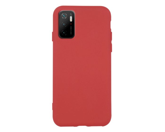 Θήκη Σιλικόνης Slim Fit Liquid Silicone Case Red (Xiaomi Poco M3)