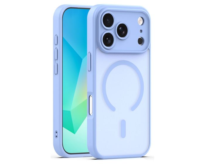 Mag Matte Cover Hybrid Case Θήκη Συμβατή με MagSafe - Light Blue (iPhone 17 Pro Max / 18 Pro Max) - MT84626