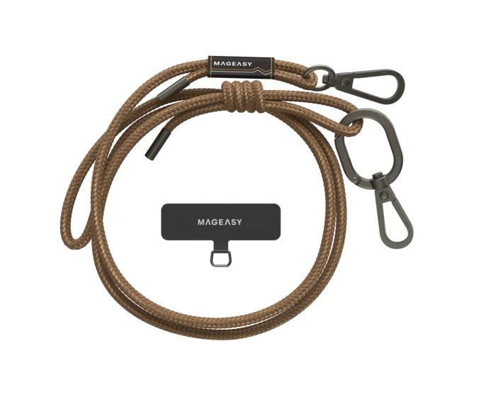 MagEasy Strap + Strap Card (MPHIPH142KH23) Universal Neck Strap Λουράκι 6mm - Khaki