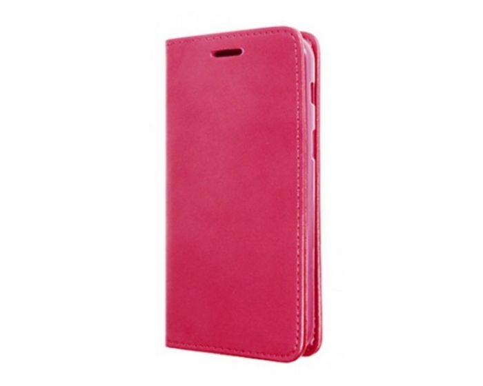 Forcell Magnet Wallet Case Θήκη Πορτοφόλι με δυνατότητα Stand Pink (iPhone X)