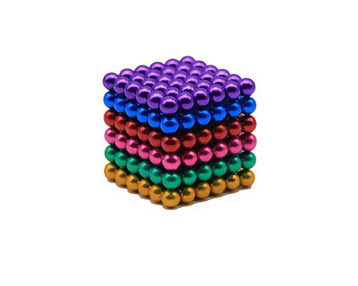 Magnetic Neodymium Magic Cube Puzzle Blocks 216pcs 3mm - Colorful