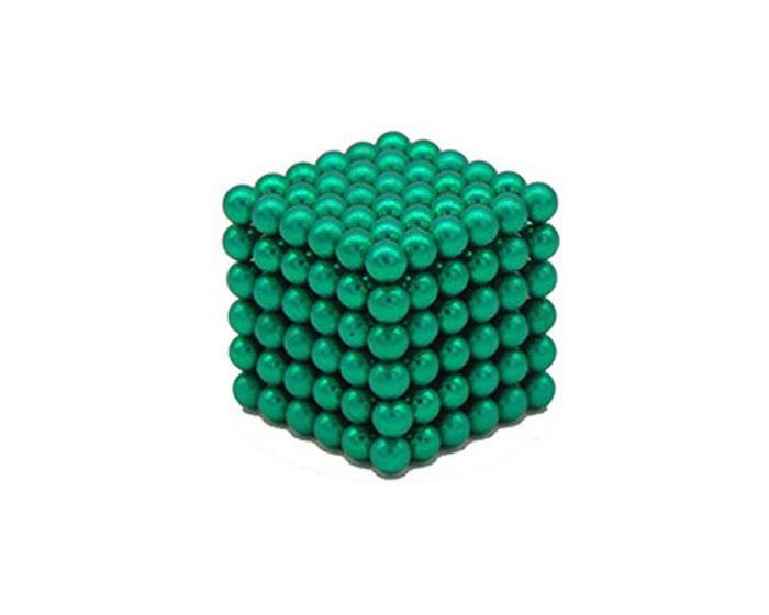 Magnetic Neodymium Magic Cube Puzzle Blocks 216pcs 3mm - Green