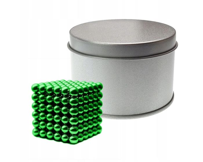 Magnetic Neodymium Magic Cube Puzzle Blocks 216pcs 5mm - Green