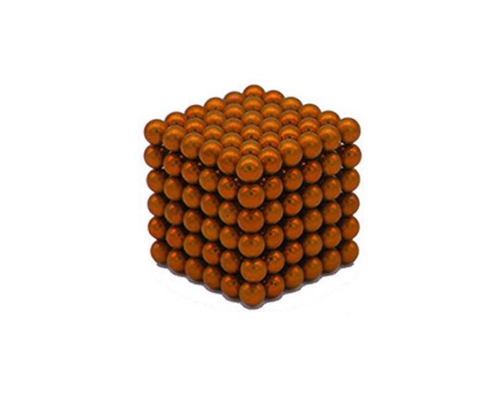 Magnetic Neodymium Magic Cube Puzzle Blocks 216pcs 3mm - Orange