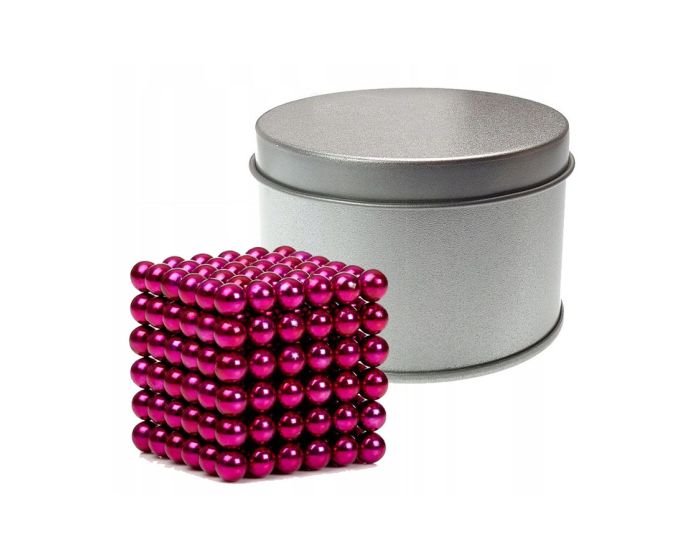 Magnetic Neodymium Magic Cube Puzzle Blocks 216pcs 5mm - Pink