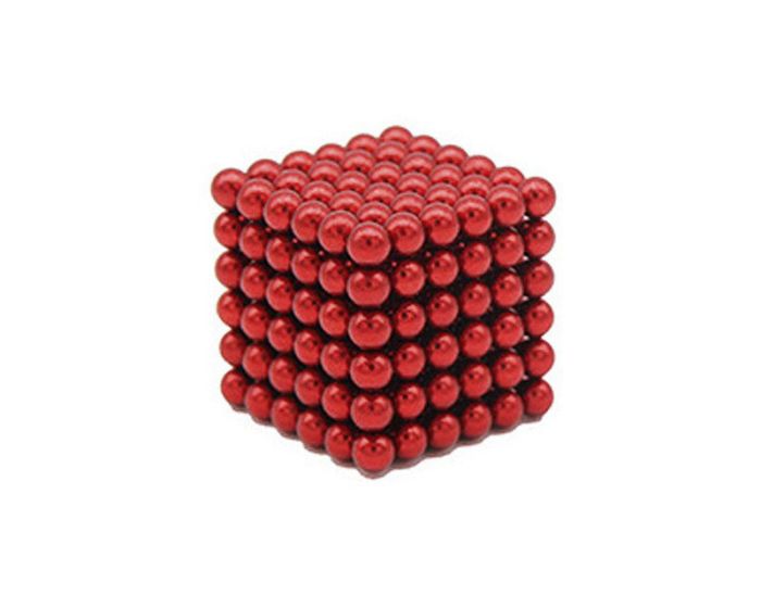 Magnetic Neodymium Magic Cube Puzzle Blocks 216pcs 5mm - Red