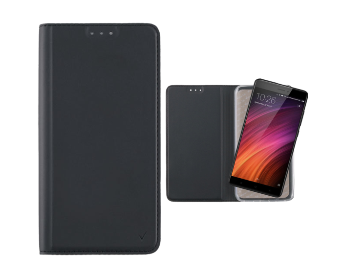 Magnet Book Stand Case Dark Grey – Xiaomi Redmi Note 4X