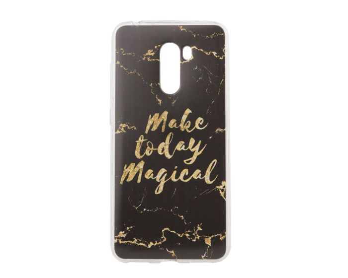 Marble Art Gel Case Magical Θήκη Σιλικόνης Black (Xiaomi Pocophone F1)