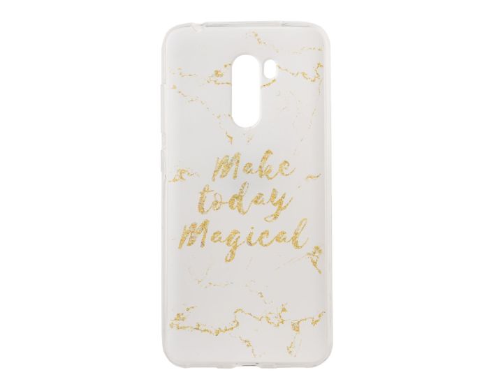 Marble Art Gel Case Magical Θήκη Σιλικόνης White (Xiaomi Pocophone F1)