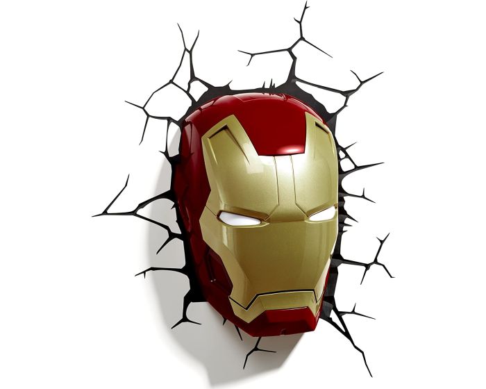 3D Light FX Marvel Iron Man Light 3D Φωτιστικό Τοίχου