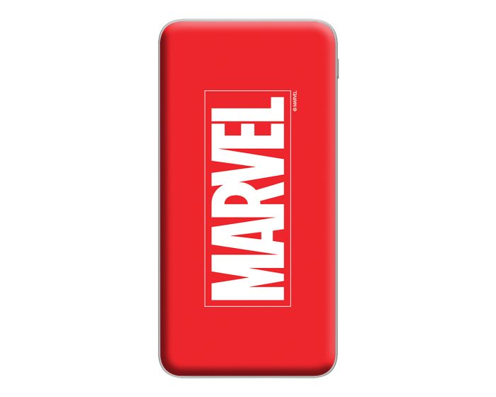 Marvel Power Bank 10000 mAh Εξωτερική Μπαταρία - 001 Red