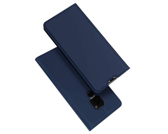 DUX DUCIS SkinPro Wallet Case Θήκη Πορτοφόλι με Stand - Navy Blue (Huawei Mate 20)