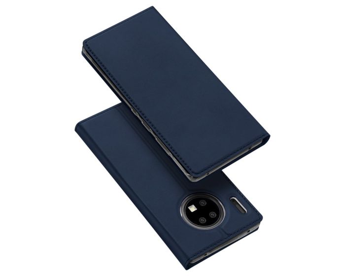 DUX DUCIS SkinPro Wallet Case Θήκη Πορτοφόλι με Stand - Navy Blue (Huawei Mate 30 Pro)
