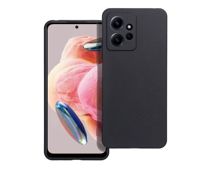 Matt Back Cover TPU Case Θήκη Black (Xiaomi Redmi Note 12 4G)