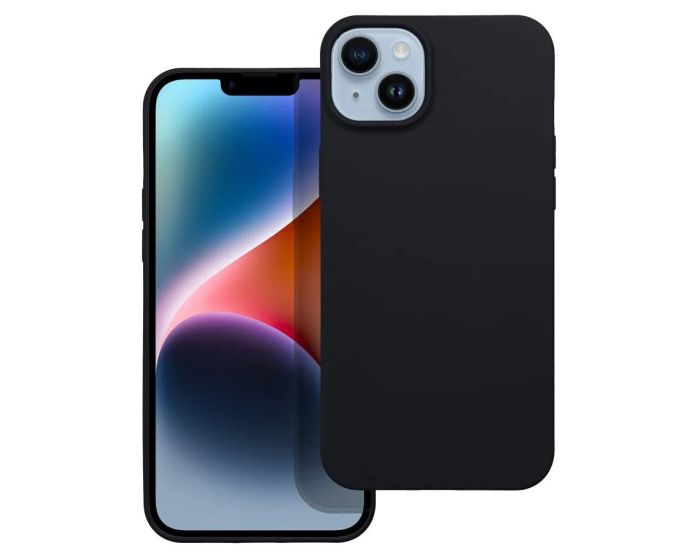 Matt Back Cover TPU Case Θήκη Black (iPhone 14)