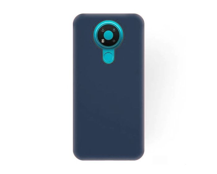 Forcell Jelly Flash Matte Slim Fit Case Θήκη Σιλικόνης Dark Blue (Nokia 3.4)