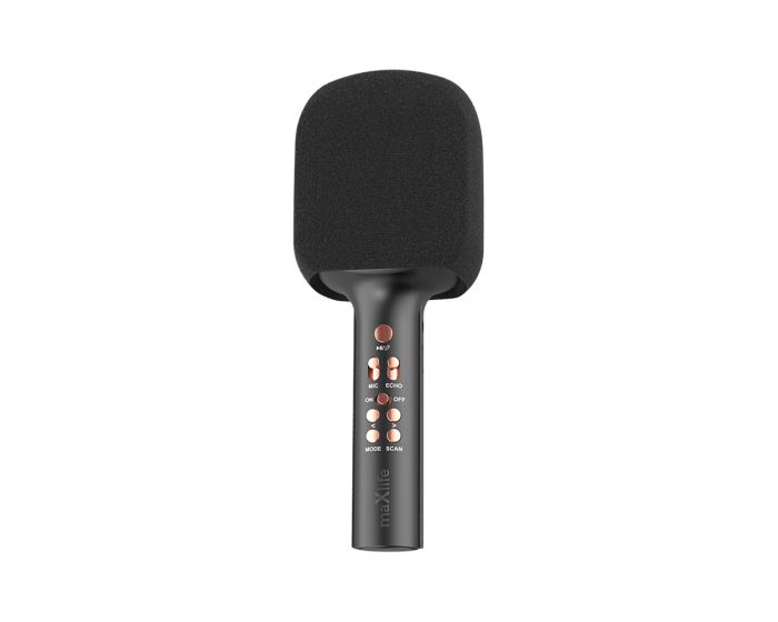 Maxlife MXBM-600 Microphone with Bluetooth Speaker Ασύρματο Μικρόφωνο Karaoke - Black