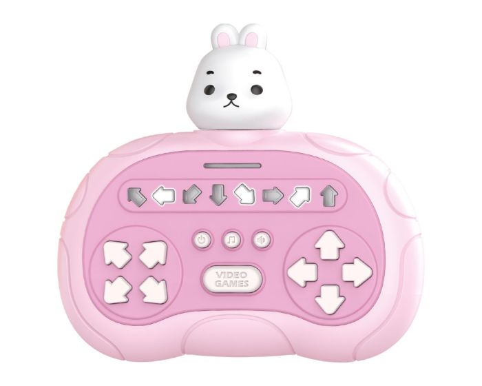 Maxlife MXPS-400 QuickPush Portable Anti-Stress Skill Game - Rabbit Pink - MT83068