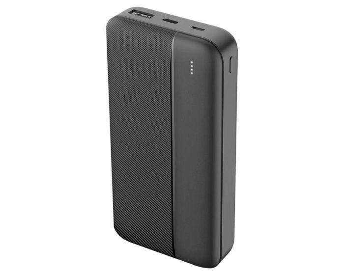 Maxlife MXPB-02 Power Bank 20000mAh PD QC 20W Εξωτερική Μπαταρία - Black - MT84508