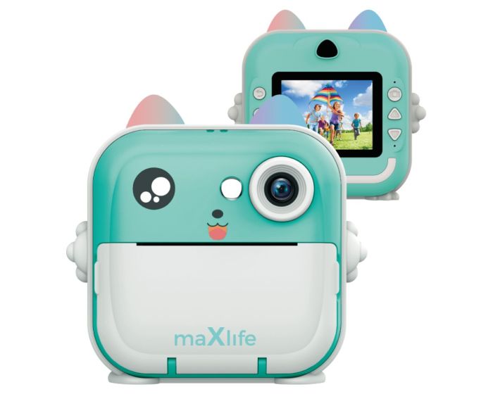 Maxlife Instant Camera Printer MXPC-100 For Children Παιδική Κάμερα - Blue - MT75503
