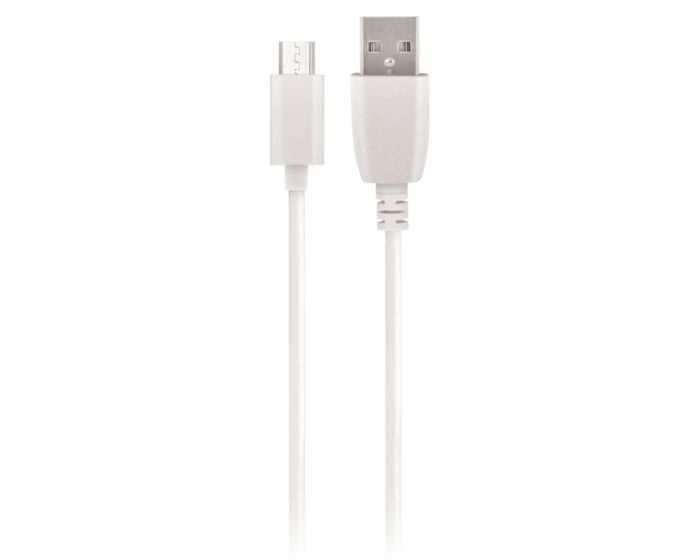 Maxlife USB to Micro USB Fast Charging Data Cable 2A Καλώδιο Φόρτισης 3m - White