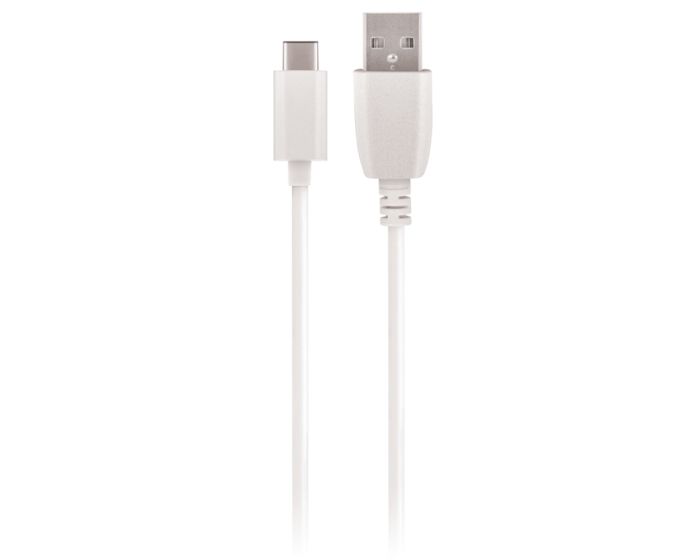 Maxlife USB to Type-C Fast Charging Data Cable 2A Καλώδιο Φόρτισης 3m - White