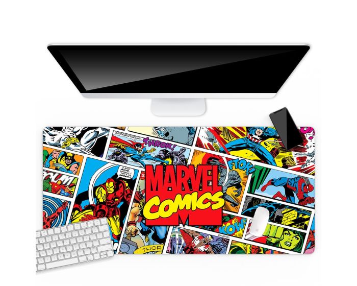 Marvel Desk Mat (MDPMARVEL064) Αντιολισθητικό Mouse Pad 800x400mm - 017 Marvel Comics Multicolor