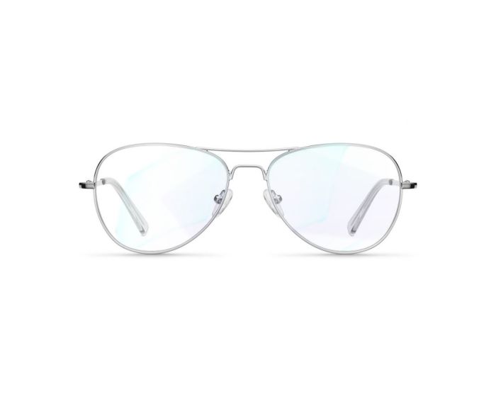 Meller Ashia Glasses Γυαλιά με φίλτρο Anti-Blue Light - Silver
