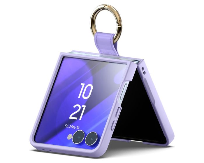 Mercury Goospery Gold Ring Case Θήκη με Ring Holder Lilac Purple (Samsung Galaxy Z Flip8) - MT84686