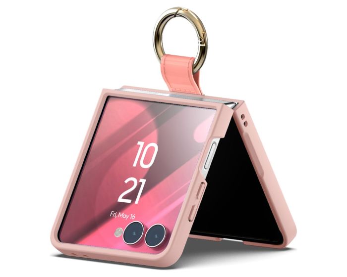 Mercury Goospery Gold Ring Case Θήκη με Ring Holder Pink (Samsung Galaxy Z Flip8) - MT84687