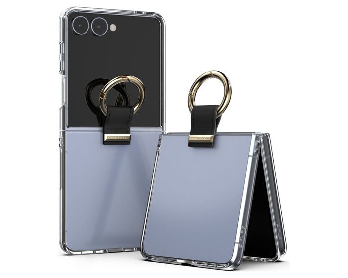 Mercury Goospery Golden Bell Case Θήκη με Ring Holder Black (Samsung Galaxy Z Flip8) - MT84683