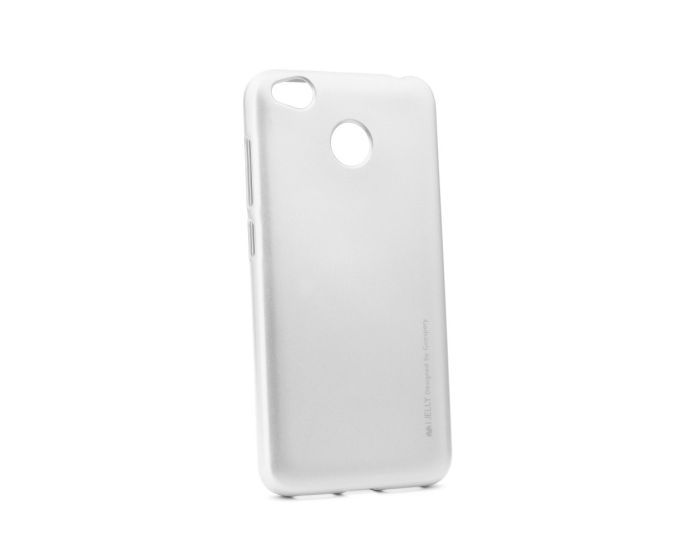 Mercury i-Jelly Slim Fit Case Θήκη Σιλικόνης Silver (Xiaomi Redmi 4X)