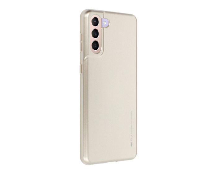 Mercury i-Jelly Slim Fit Case Θήκη Σιλικόνης Gold (Samsung Galaxy S21 Plus 5G)