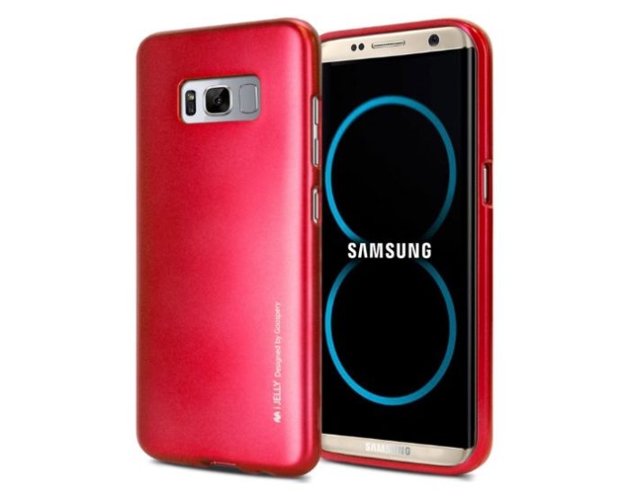 Mercury i-Jelly Slim Fit Case Θήκη Σιλικόνης Red (Samsung Galaxy S8)