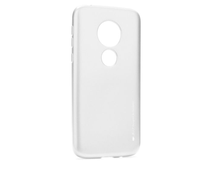 Mercury i-Jelly Slim Fit Case Θήκη Σιλικόνης Silver (Motorola Moto G7 Play)