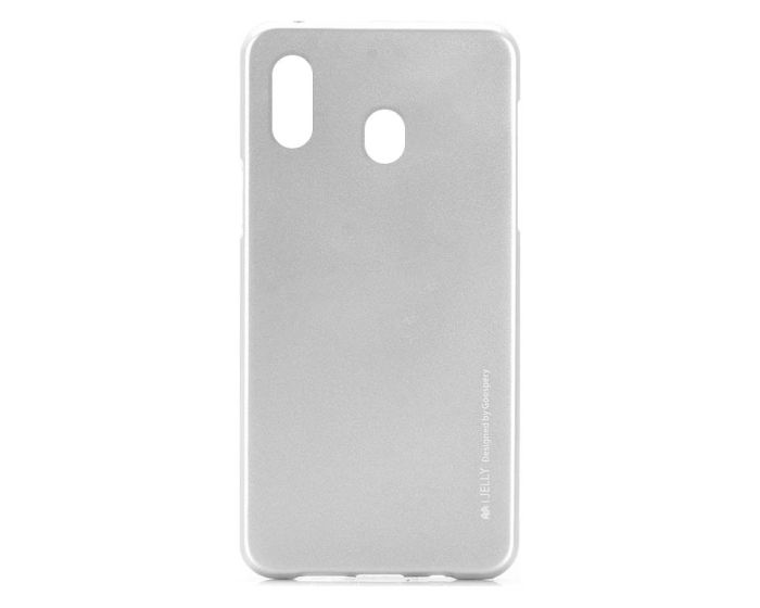 Mercury i-Jelly Slim Fit Case Θήκη Σιλικόνης Silver (Samsung Galaxy A40)