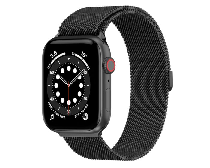 SwitchEasy Mesh Milanese (GS-107-185-266-11) Stainless Steel Strap Black για Apple Watch 38/40/41mm (1/2/3/4/5/6/7/8/9/SE)