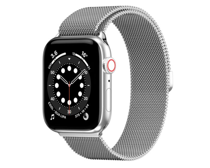 SwitchEasy Mesh Milanese (GS-107-185-266-26) Stainless Steel Strap Silver για Apple Watch 38/40/41mm (1/2/3/4/5/6/7/8/SE)