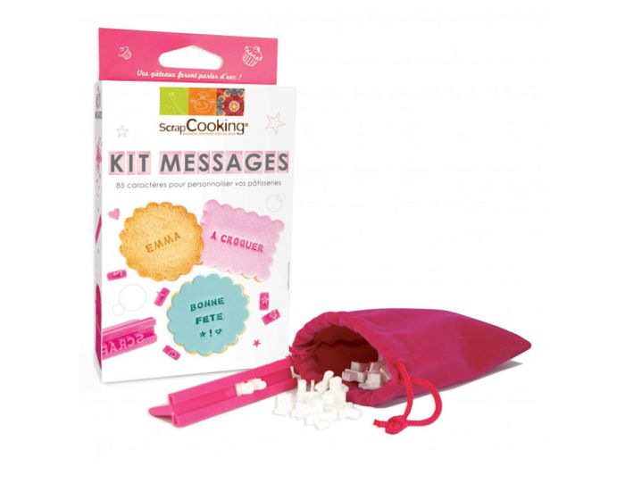 Scrap Cooking Messages Kit (SCC-2041) Γράμματα για Διακόσμηση Γλυκών