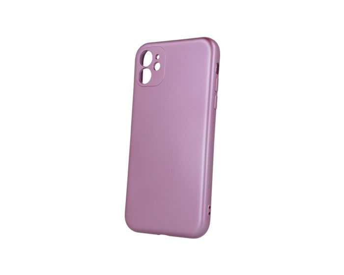 Soft TPU Silicone Case Metallic Pink (iPhone 11)