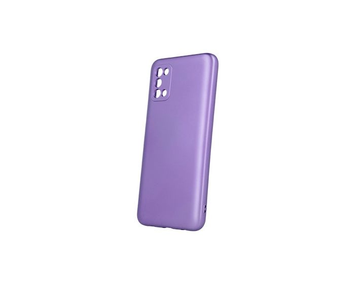 Soft TPU Silicone Case Metallic Violet (Samsung Galaxy A03s)
