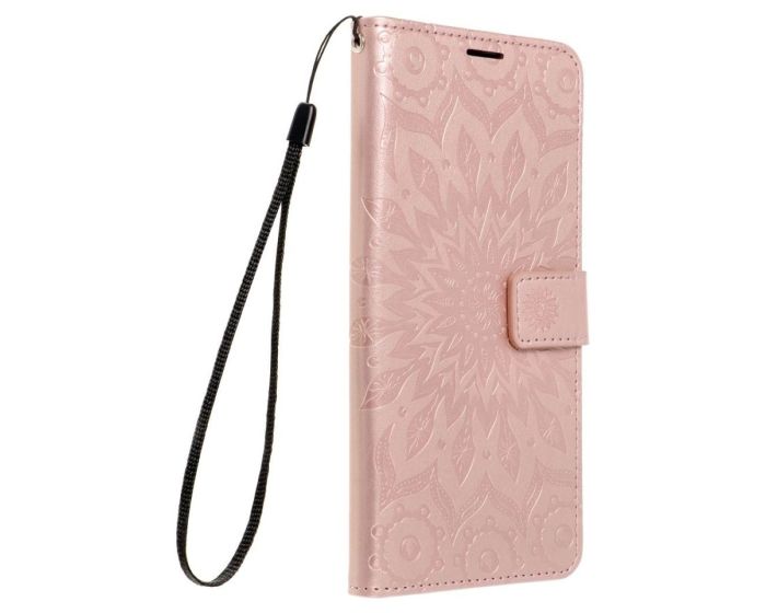 Forcell MEZZO Smart Book Case με Δυνατότητα Stand Θήκη Πορτοφόλι Rose Gold Mandala (Samsung Galaxy A37 5G) - MT82940