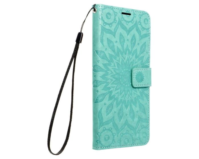 Forcell MEZZO Smart Book Case με Δυνατότητα Stand Θήκη Πορτοφόλι Green Mandala (Samsung Galaxy A55 5G)