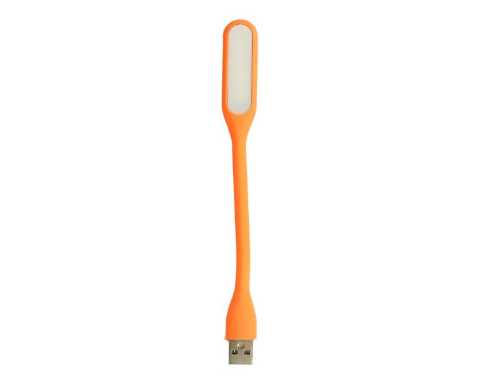 Mini USB Reading Led Light Φακός Διαβάσματος (Laptop, Notebook, Power Bank) - Orange
